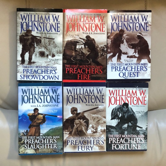 6 Johnstone western books - Picture 1 of 11